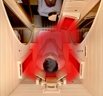 Seat 1 with optimal all-round radiation