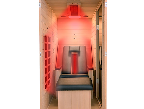 Lounger with optimal all-round radiation