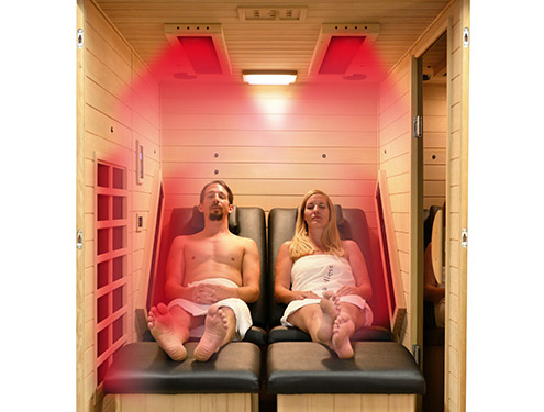 Lounger 1 with optimal all-around radiation