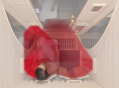 Seat 1 with optimal all-around radiation