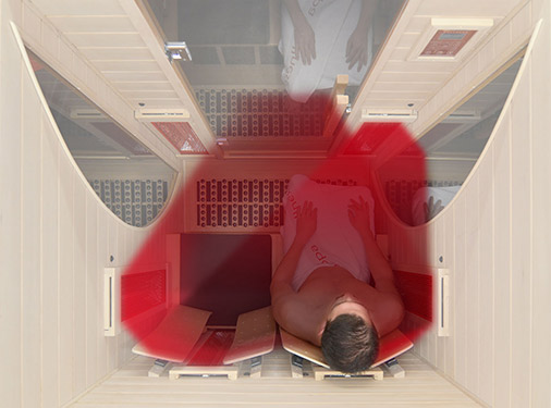 Seat 2 with optimal all-around radiation